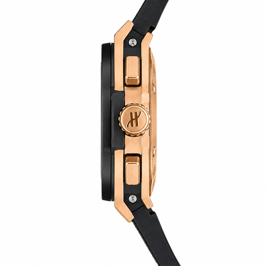 Hublot Big Bang Tourbillon Chronograph Automatic Leather Strap Watch