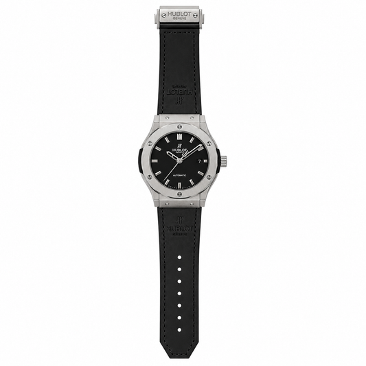 Hublot Classic Fusion Automatic Leather Strap Watch