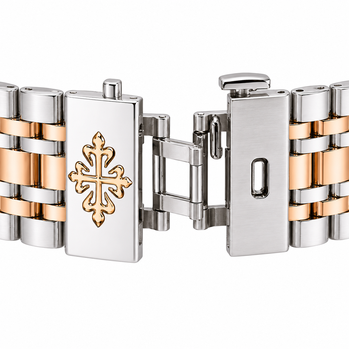 Patek Philippe Skeleton Sun & Moon Two-Tone Automatic Watch