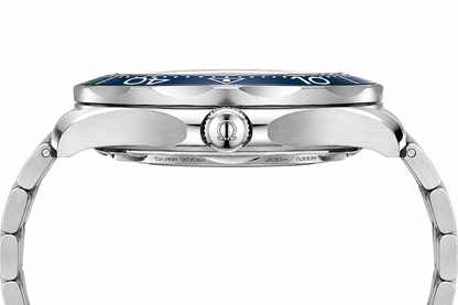 Omega Seamaster Diver 300M White Dial Blue Ceramic Bezel