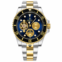 Rolex Submariner Style Tourbillon Multi-Function Automatic Watch