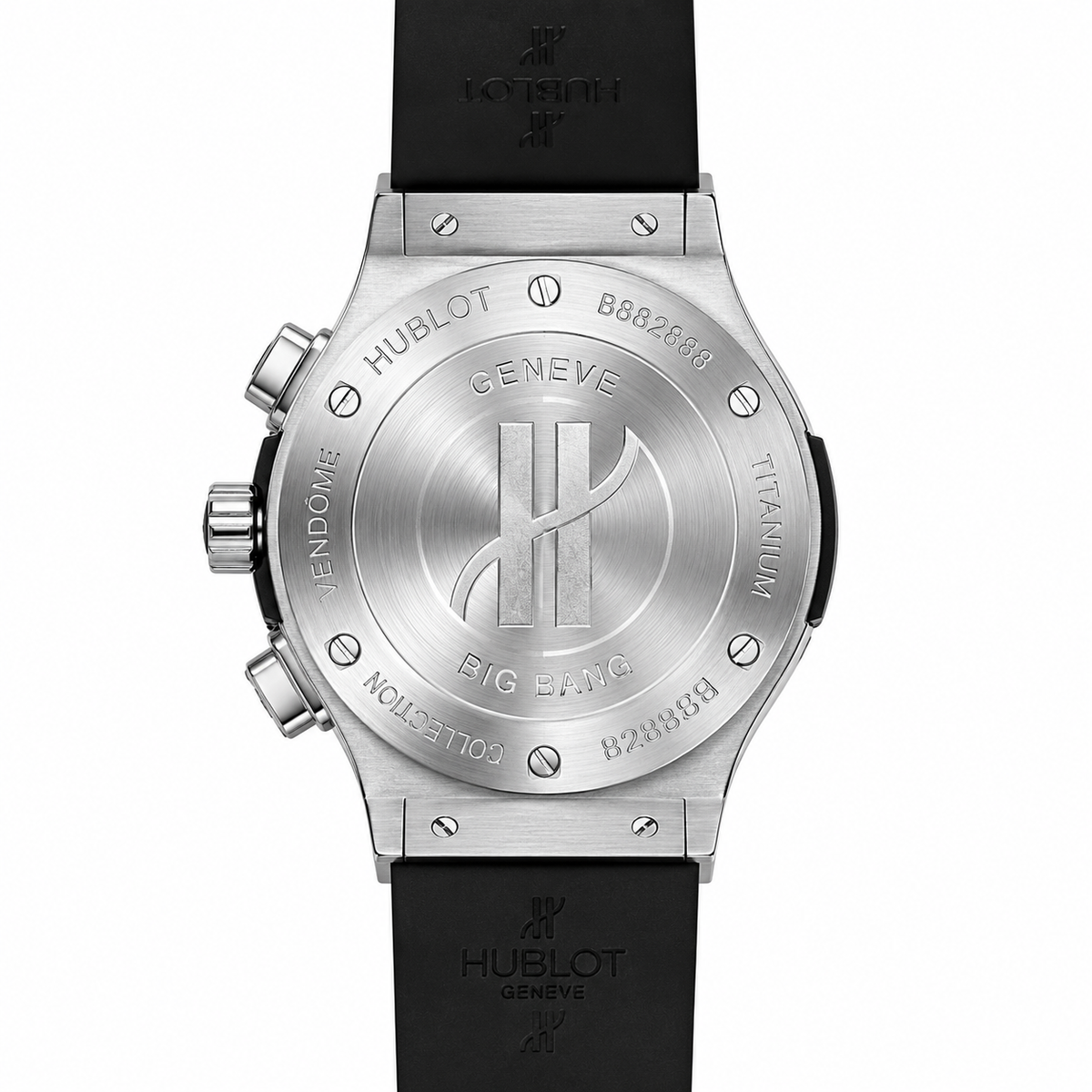 Hublot Classic Fusion Chronograph Titanium Rubber Strap Watch