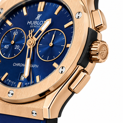 Hublot Classic Fusion Chronograph Automatic Leather  Strap Watch