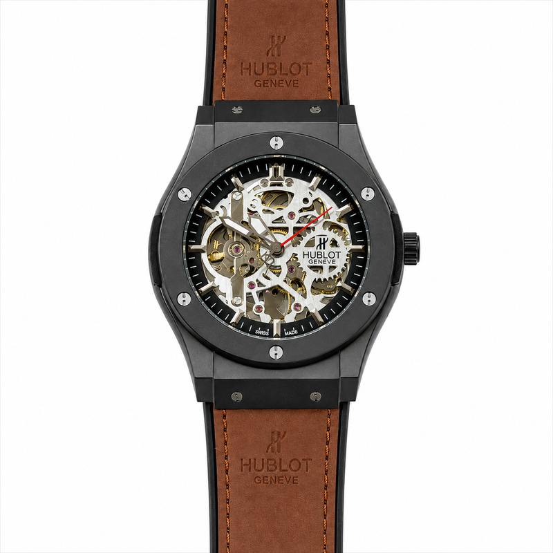 Hublot Classic Fusion Aerofusion Skeleton Black Ceramic Automatic Watch