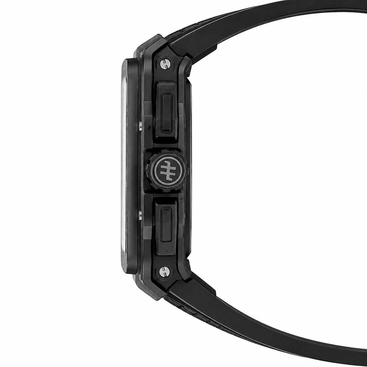 Hublot Square Bang Unico Chronograph Black Ceramic Rubber Strap Watch
