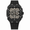 Hublot Square Bang Unico Chronograph Black Ceramic Rubber Strap Watch
