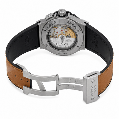 Hublot Big Bang Tourbillon Chronograph Leather  Strap Watch