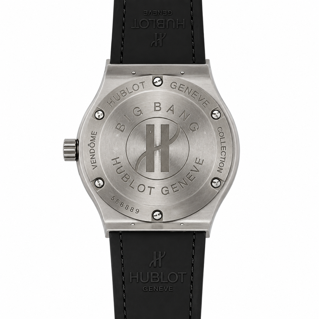Hublot Classic Fusion Automatic Leather Strap Watch