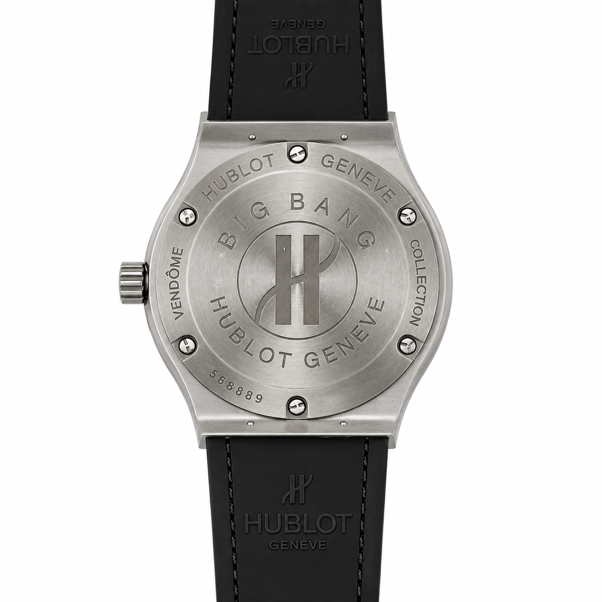 Hublot Classic Fusion Automatic Leather Strap Watch