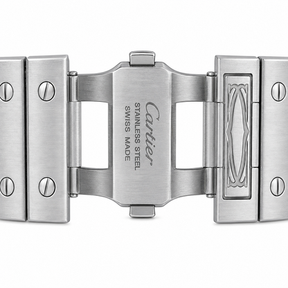 Cartier Santos Skeleton Stainless Steel Automatic Watch