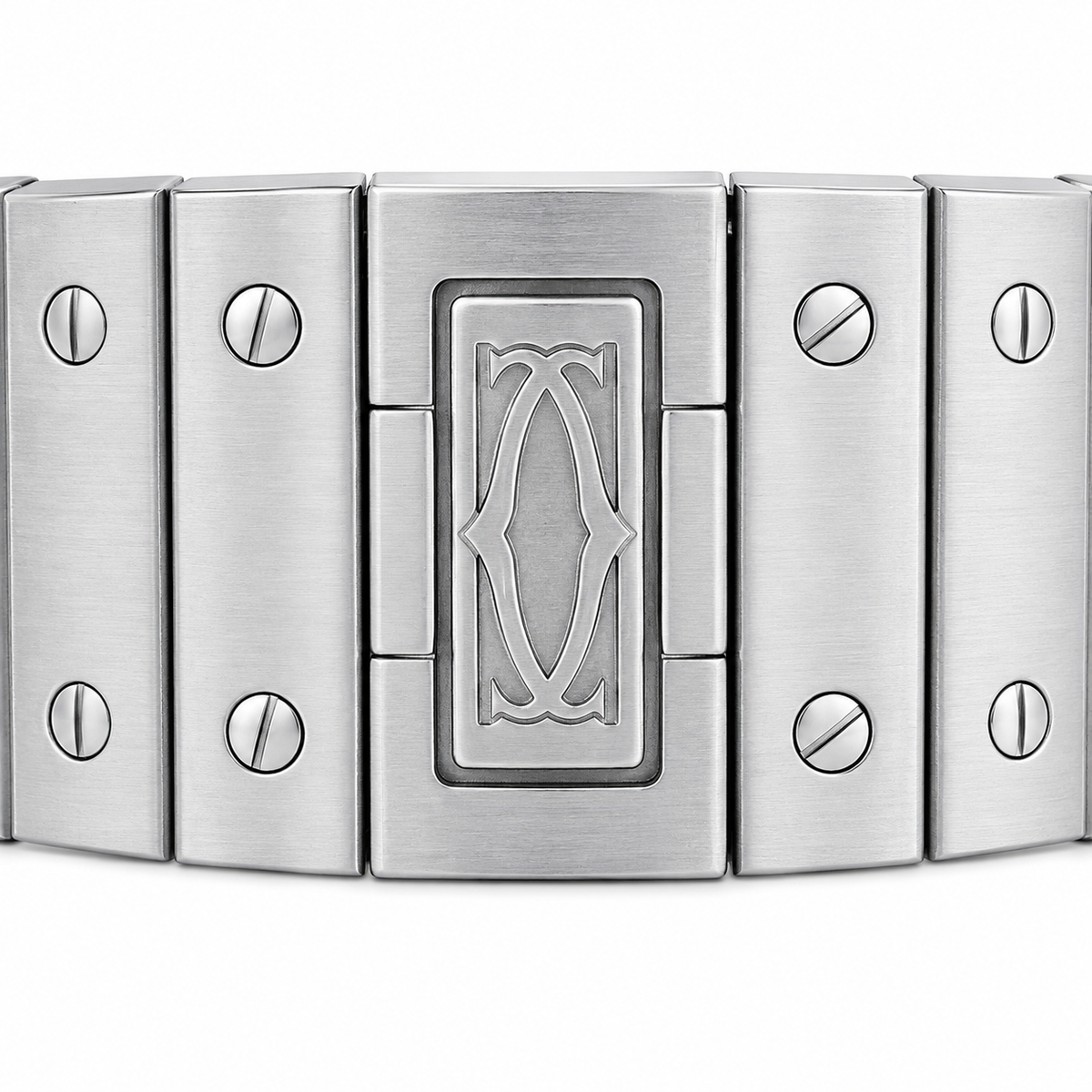 Cartier Santos Skeleton Stainless Steel Automatic Watch