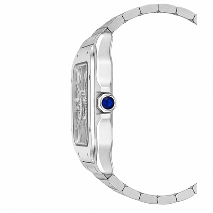 Cartier Santos Skeleton Stainless Steel Automatic Watch