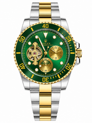 Rolex Submariner Style Tourbillon Multi-Function Automatic Watch