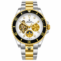 Rolex Submariner Style Tourbillon Multi-Function Automatic Watch