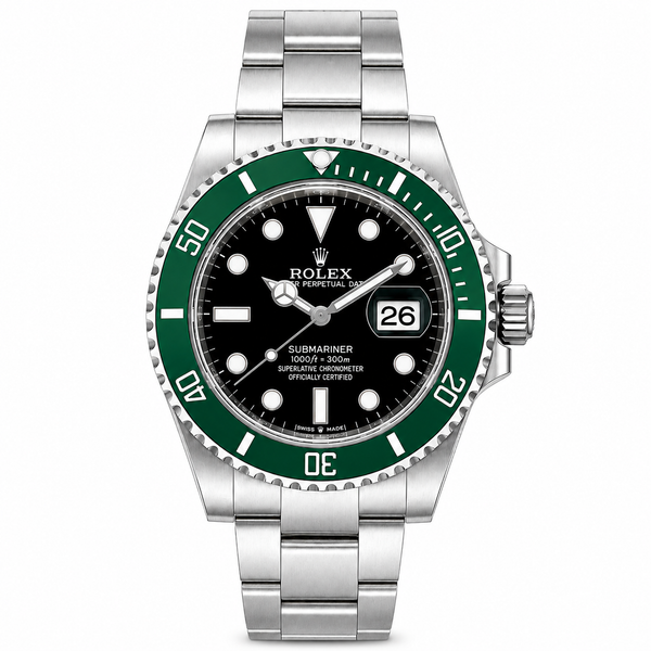 Rolex Submariner  Green Bezel Black Dial