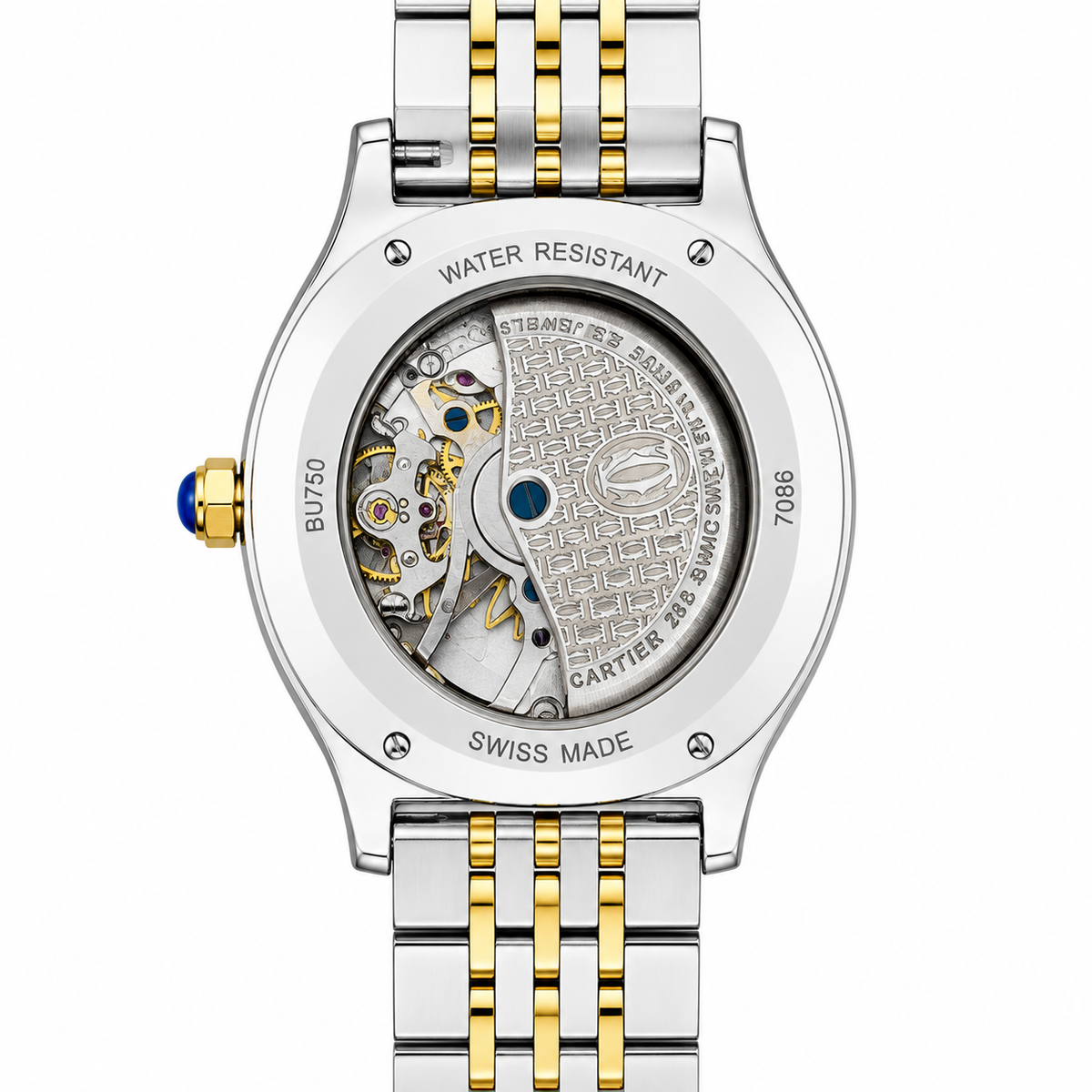 Cartier Skeleton Sun & Moon Automatic Two-Tone Watch