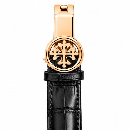 Patek Philippe Grand Complications Tourbillon Chronograph Leather Strap Watch