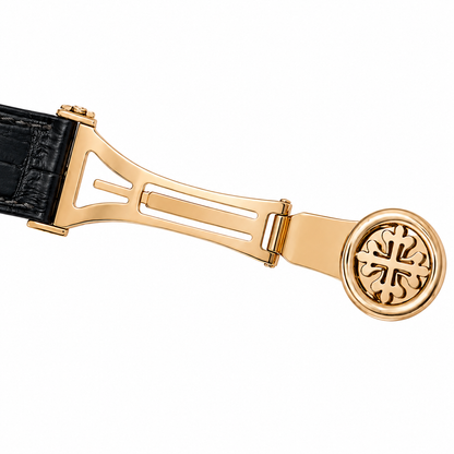 Patek Philippe Grand Complications Tourbillon Chronograph Leather Strap Watch