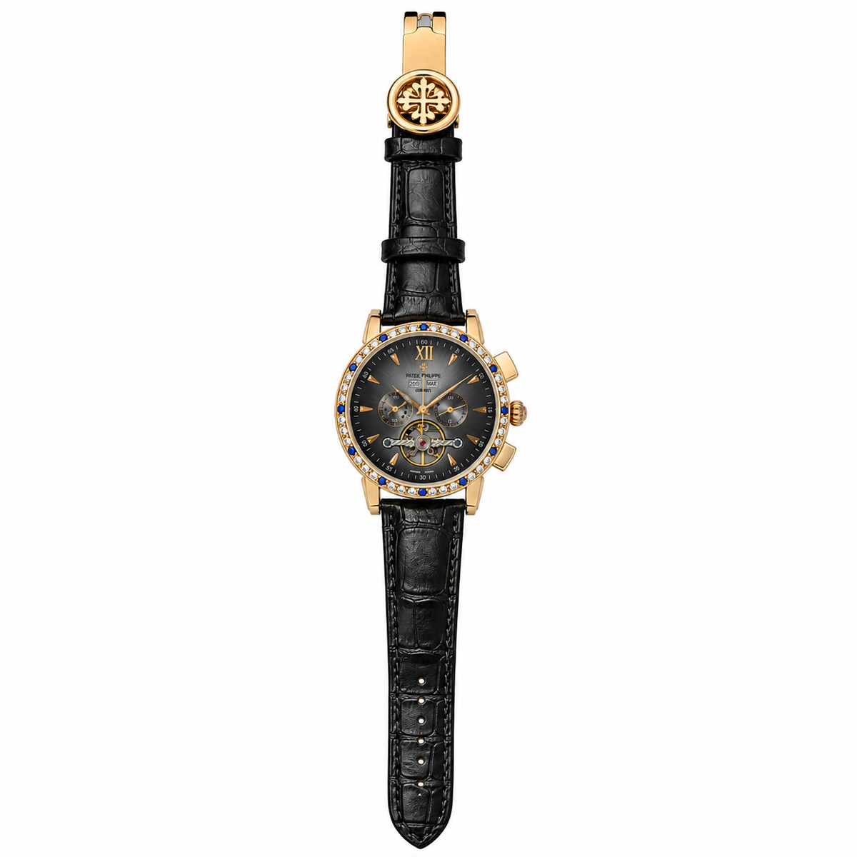 
                              Patek Philippe Grand Complications Leather Watch
                            