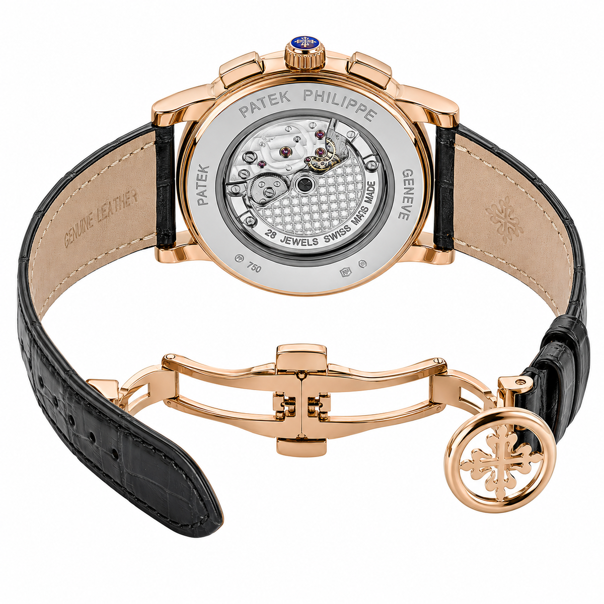 Patek Philippe Grand Complications Leather Watch