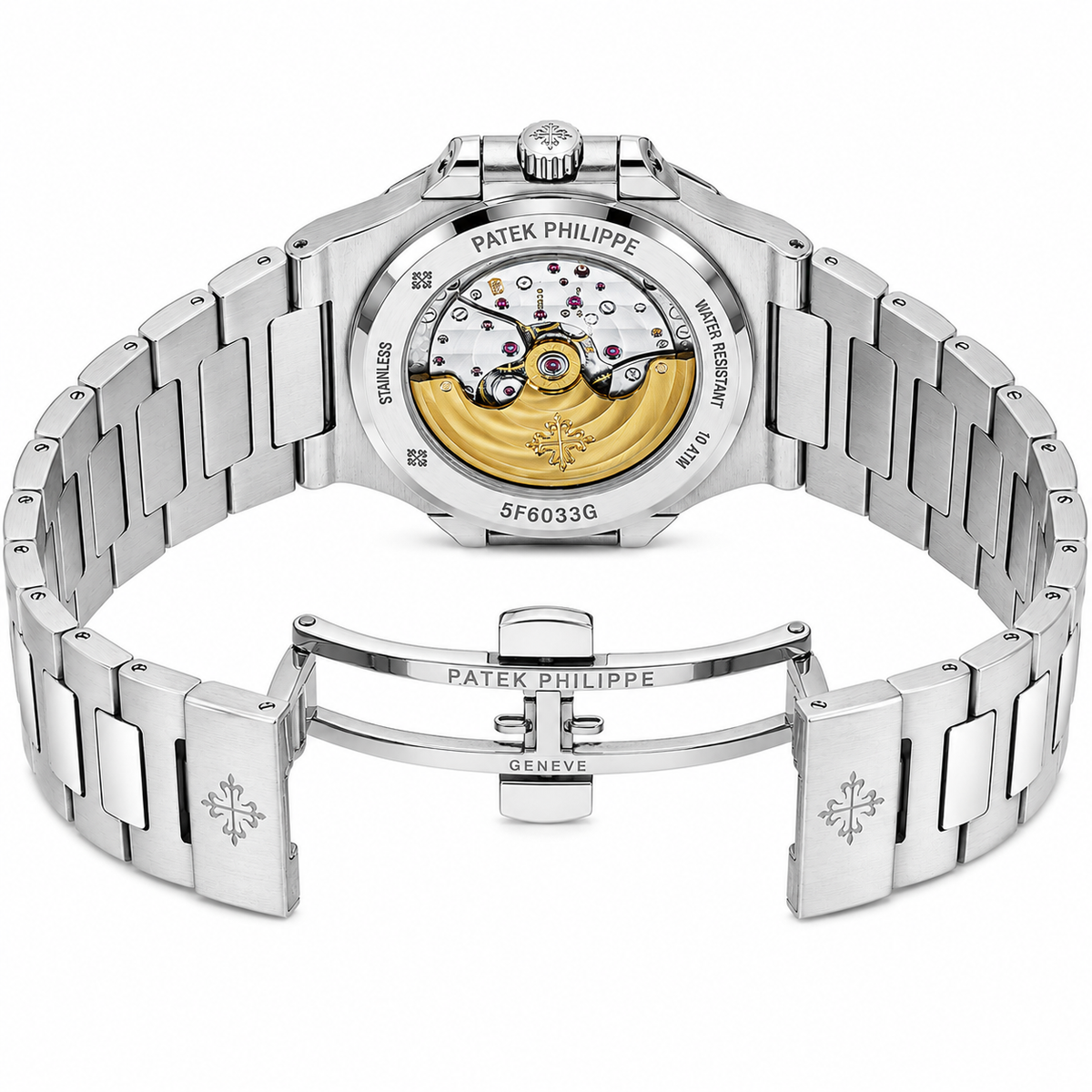Patek Philippe Cubitus Travel Time Tourbillon Stainless Steel Automatic Watch