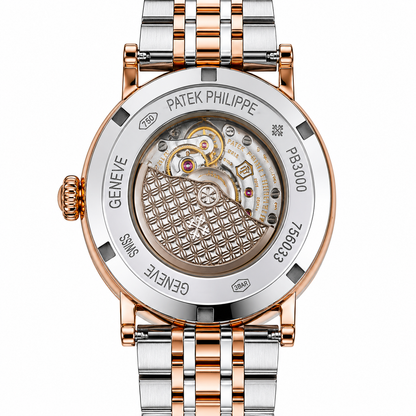 Patek Philippe Skeleton Sun & Moon Two-Tone Automatic Watch