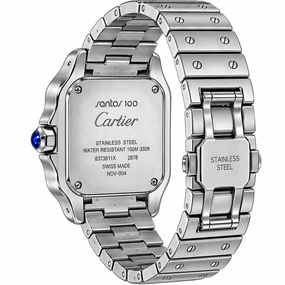 Cartier Santos de Cartier Stainless Steel Automatic Watch
