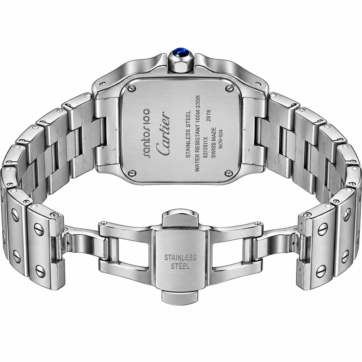 Cartier Santos de Cartier Stainless Steel Automatic Watch