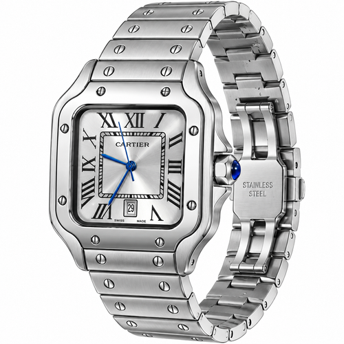 Cartier Santos de Cartier Stainless Steel Automatic Watch