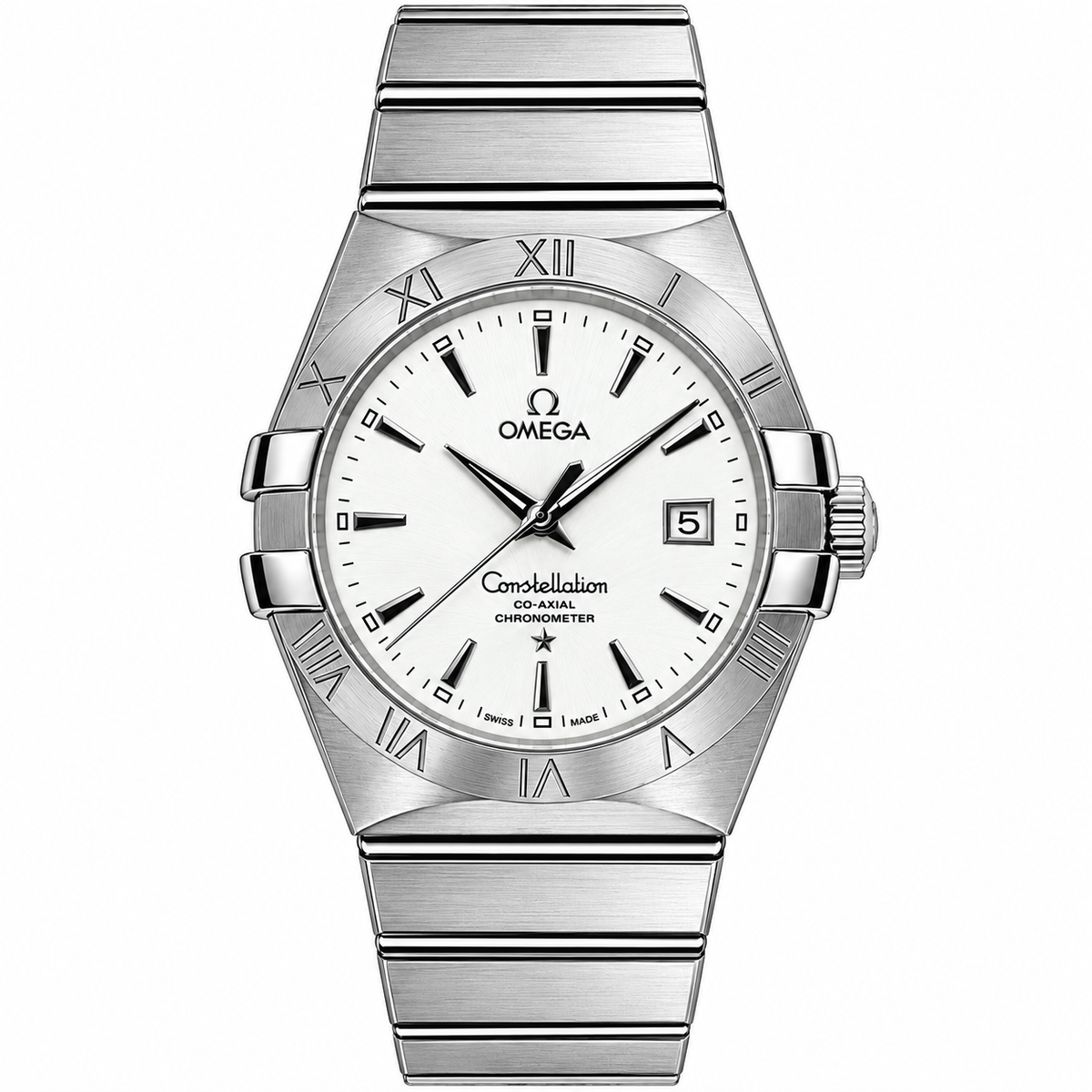 
                              Omega Constellation Co-Axial Stainless Steel Automatic Watch
                            