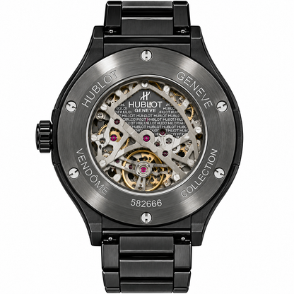 Hublot Classic Fusion Aerofusion Skeleton Black Green Accent Automatic Watch