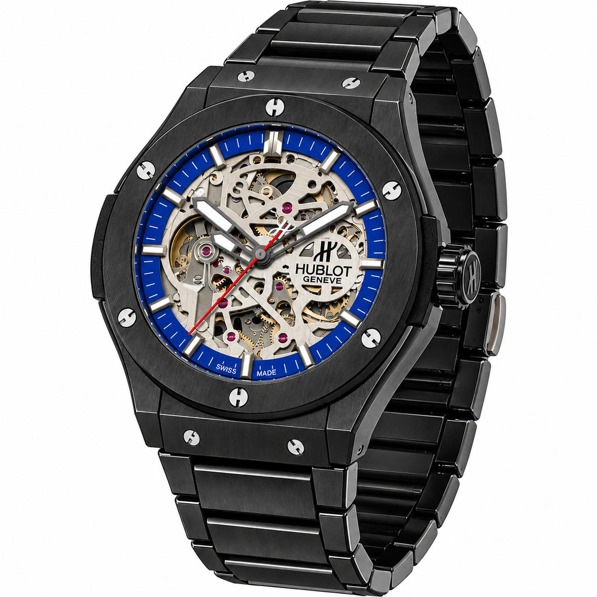 
                              Hublot Classic Fusion Aerofusion Skeleton Black Ceramic Automatic Watch
                            