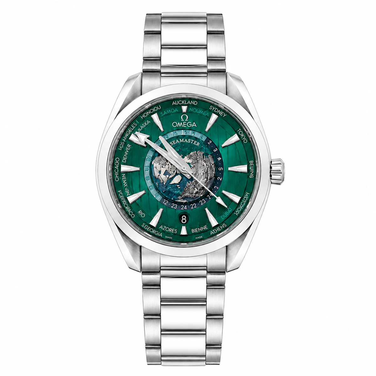 
                              Omega Seamaster Aqua Terra Worldtimer Automatic Watch
                            